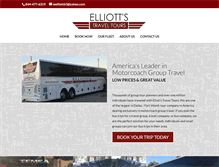 Tablet Screenshot of elliottstravel.com
